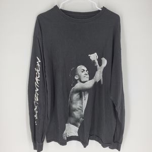 Xxx tentacion black tshirt long sleeve rip xl